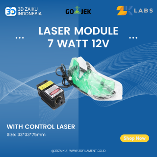 450NM 7 Watt 12V CNC Laser Module Engraving with Control Laser